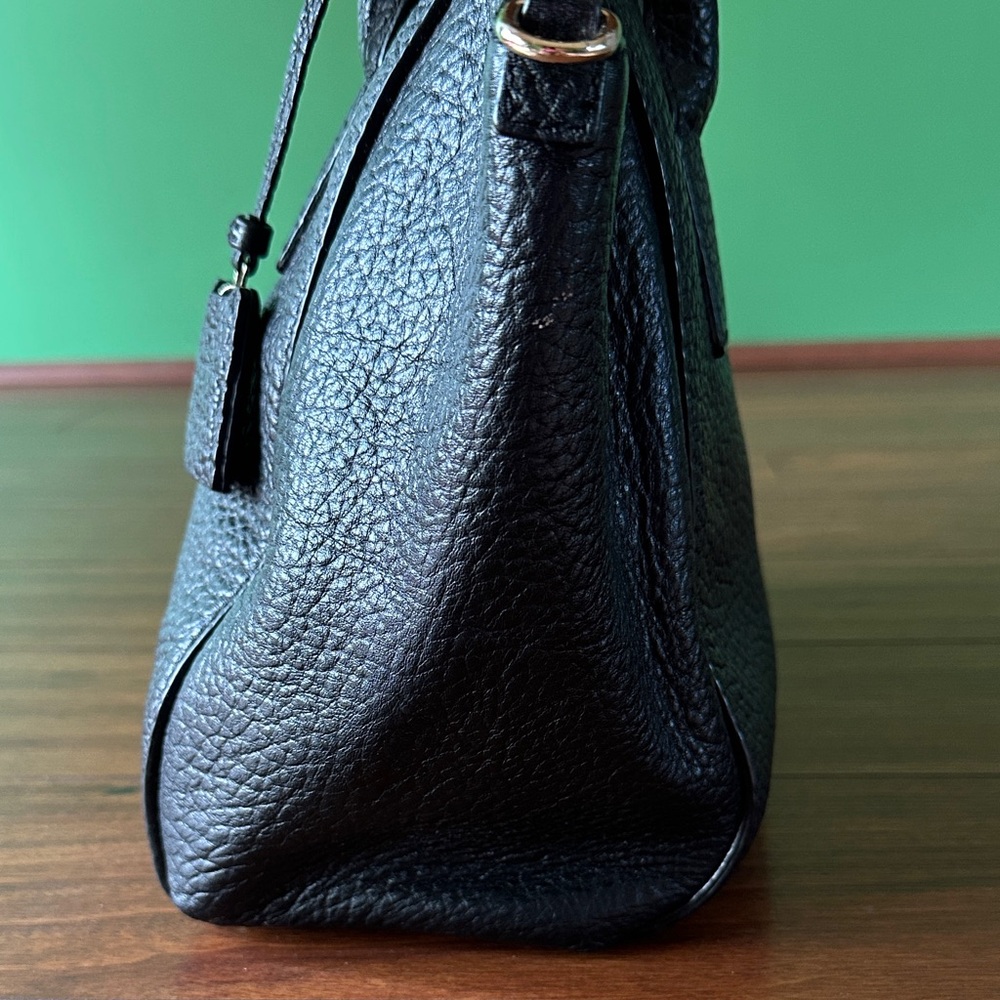 ⚫️⚫️EUC Kate Spade Pebbled Leather Black Satchel⚫️⚫️ - Picture 6 of 16